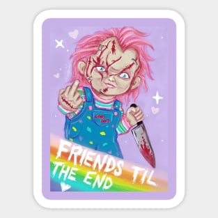 Pastel horror Chucky Sticker